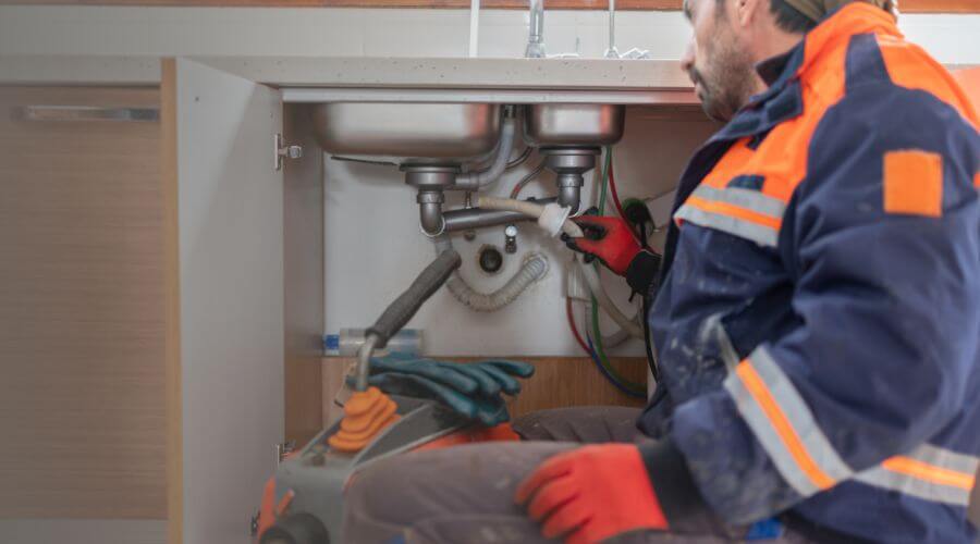 Professional slab leak plumber services in Bazine, KS